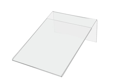 5"W x 7"H Side Load Table Tent Sign Holder Slanted Ad Frame