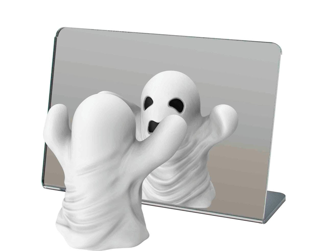 6" x 4" Acrylic Mirror Slant Back Freestanding Countertop Display