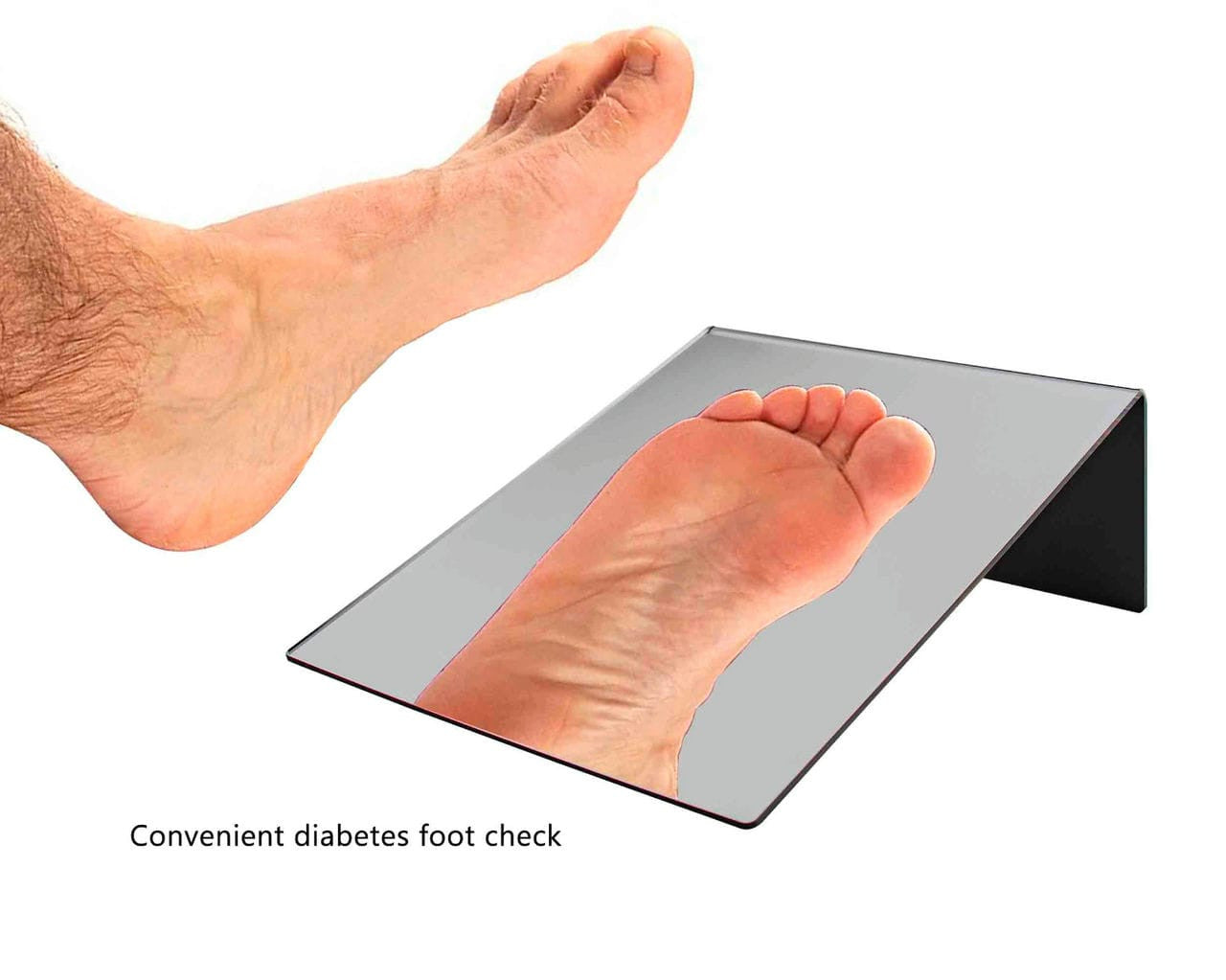 8" x 10" Acrylic Mirror Slant Back Freestanding Countertop Display