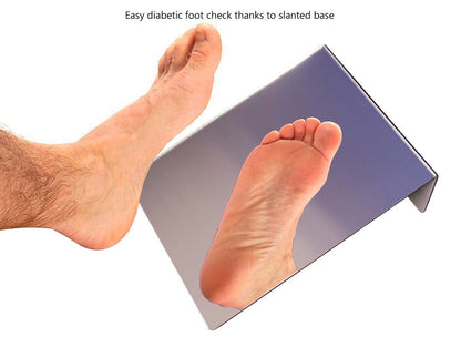 8.5" x 11" Acrylic Mirror Slant Back Freestanding Countertop Display