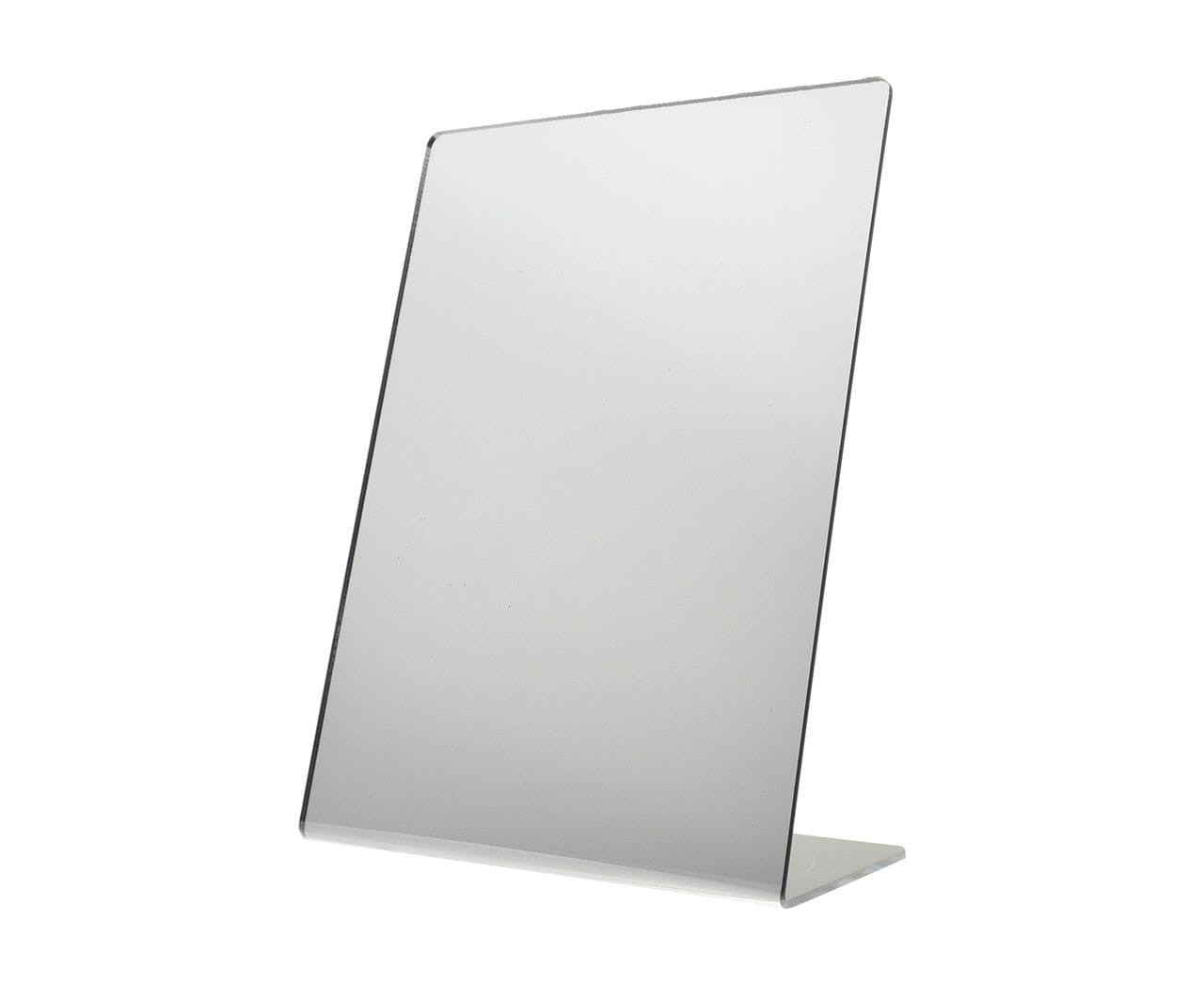 8.5" x 11" Acrylic Mirror Slant Back Freestanding Countertop Display