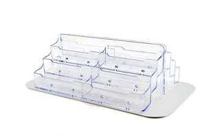 Spinning Business Card Holder 12 Pocket Countertop Display