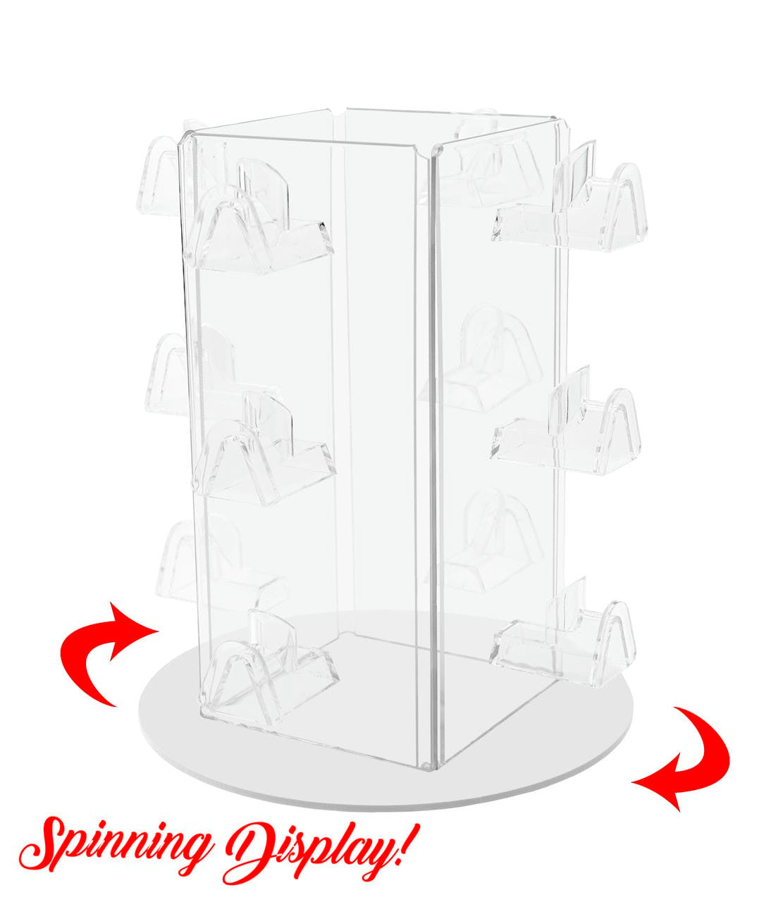 12 Pair Spinning Eyewear Display Holder Retail Countertop Stand