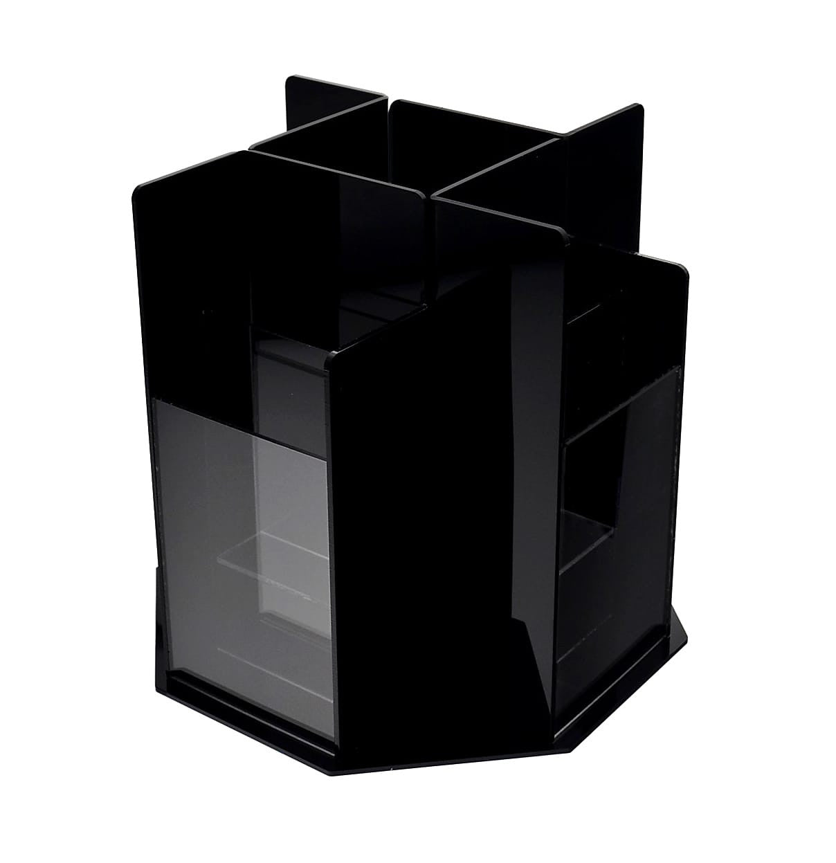 Rotating Trifold Holder for 4"W Brochures Multi Pocket Display