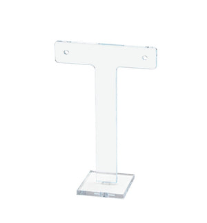 5"H T Bar Large Earring Stand Showcase Counter Display Acrylic