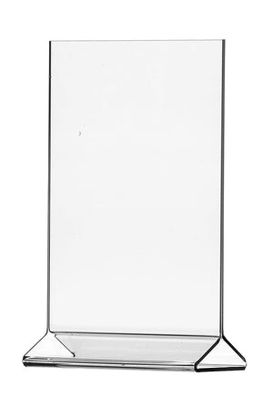 4"W x 6"H Top Load Acrylic Sign Holder - Double Sided