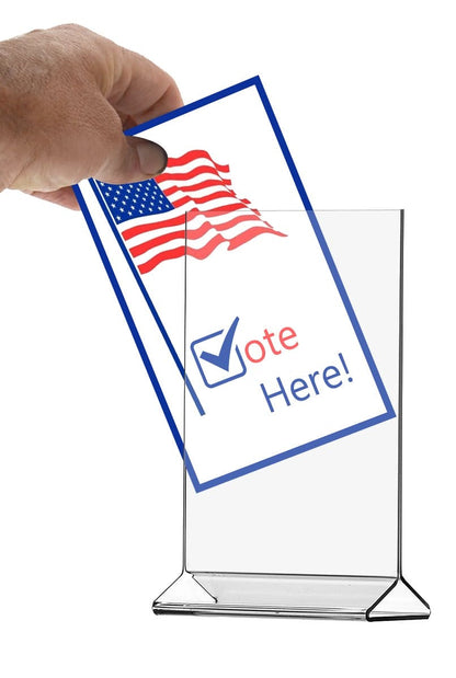 4"W x 6"H Sign Holder Double Sided Top Load Tabletop Ad Frame