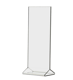 4"W x 9"H Top Load Acrylic Sign Holder - Double Sided