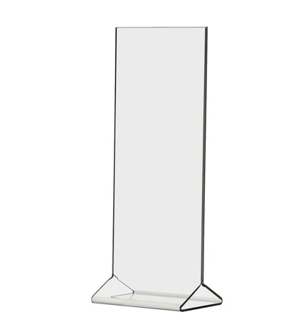 4"W x 9"H Sign Holder Top Load Double Sided Tabletop Ad Frame