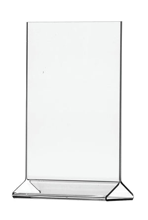 5.5"W x 8.5"H Top Load Acrylic Sign Holder - Double Sided