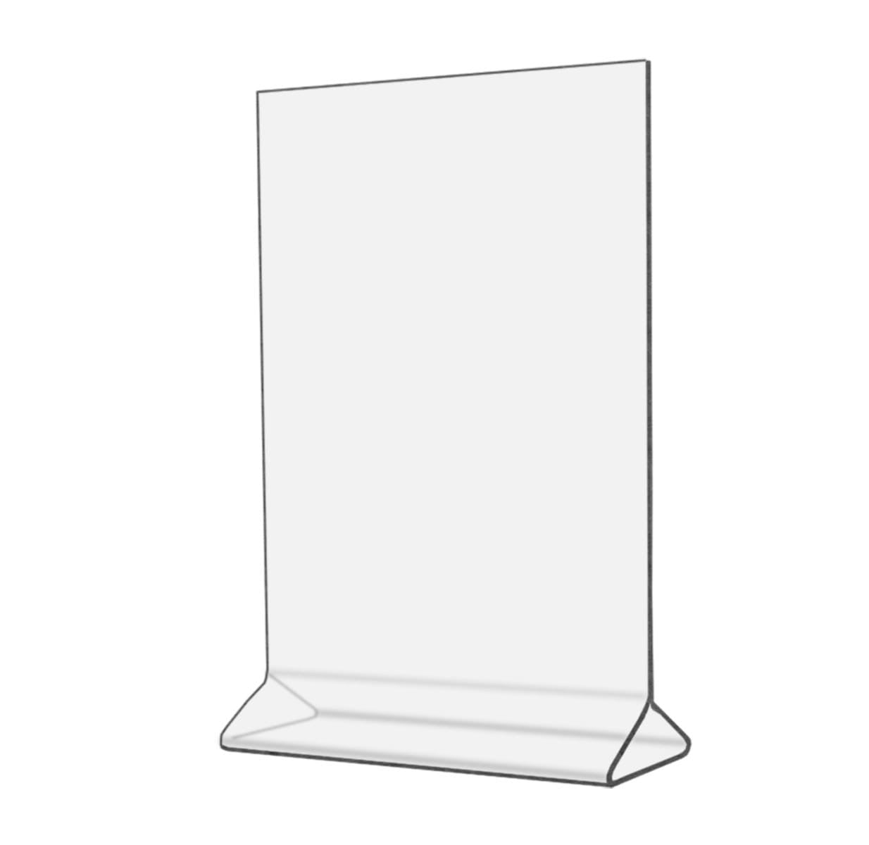 5"W x 7"H Sign Holder Top Load Double Sided Countertop Frame