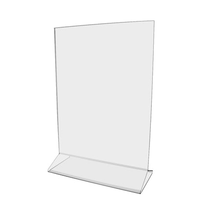 6"W x 8"H Sign Holder Top Load Double Sided Menu Countertop Frame