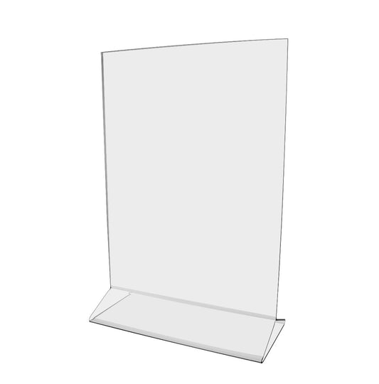 6"W x 8"H Sign Holder Top Load Double Sided Menu Countertop Frame