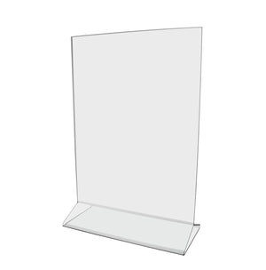 8"W x 10"H Top Load Acrylic Sign Holder - Double Sided