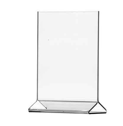 8.5"W x 11"H Sign Holder Top Load Double Sided Table Tent