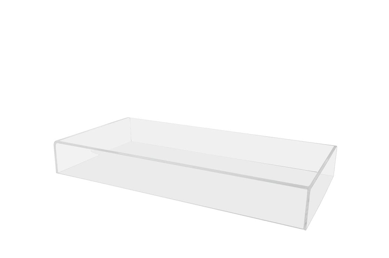 Valet Tray 16.25"W x 2"H Countertop Organizer Display Caddy