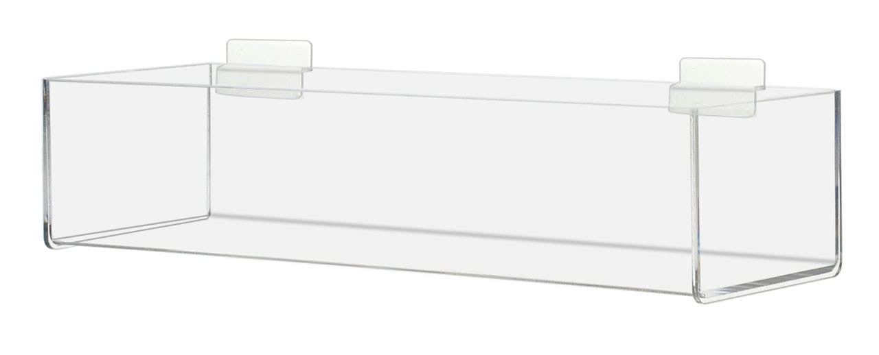 15"W Slatwall Single Compartment Organizer Storage Tray