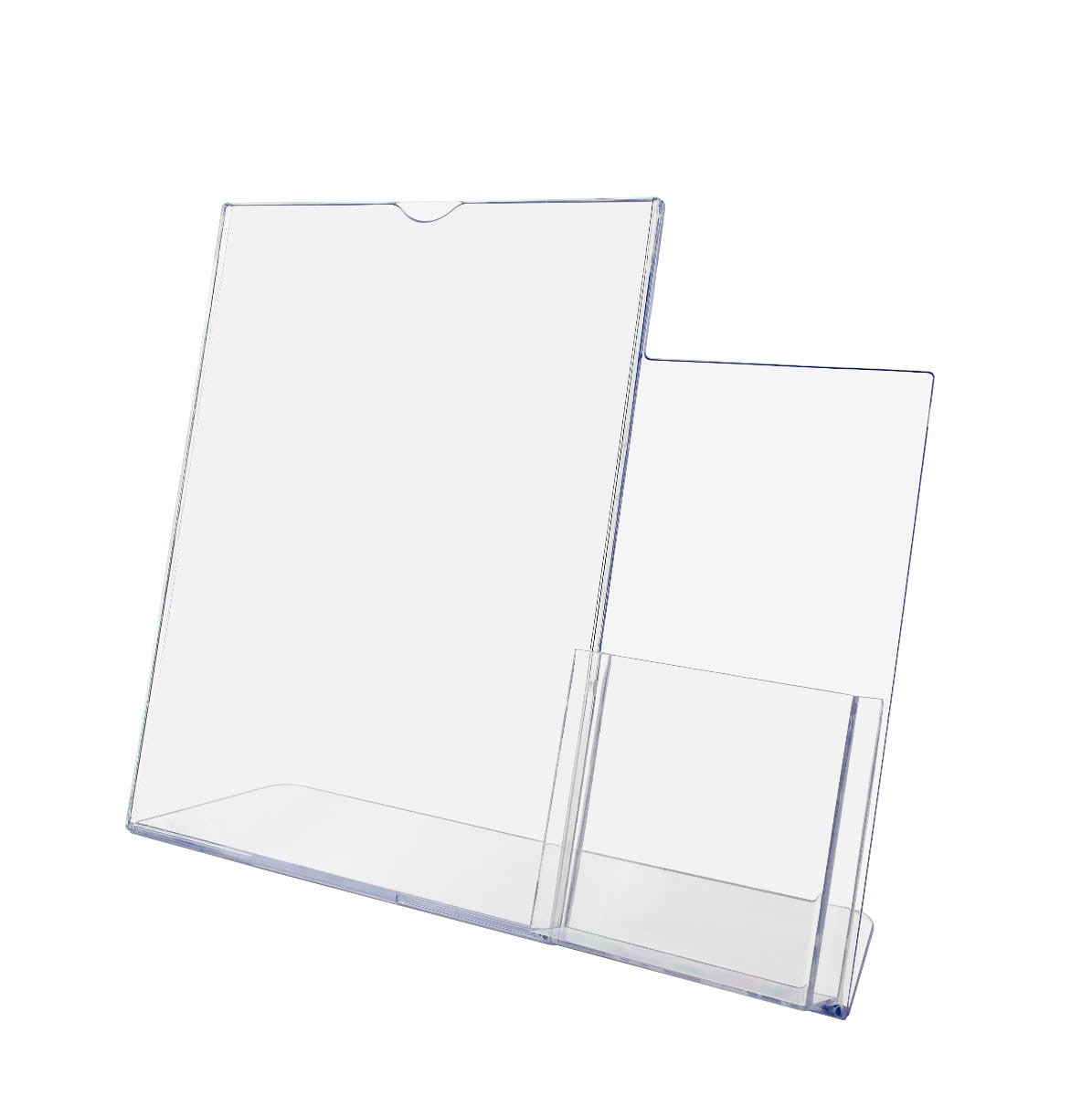 8.5"W x 11"H TopLoad TRUVu Table Sign Holder with Brochure Pocket