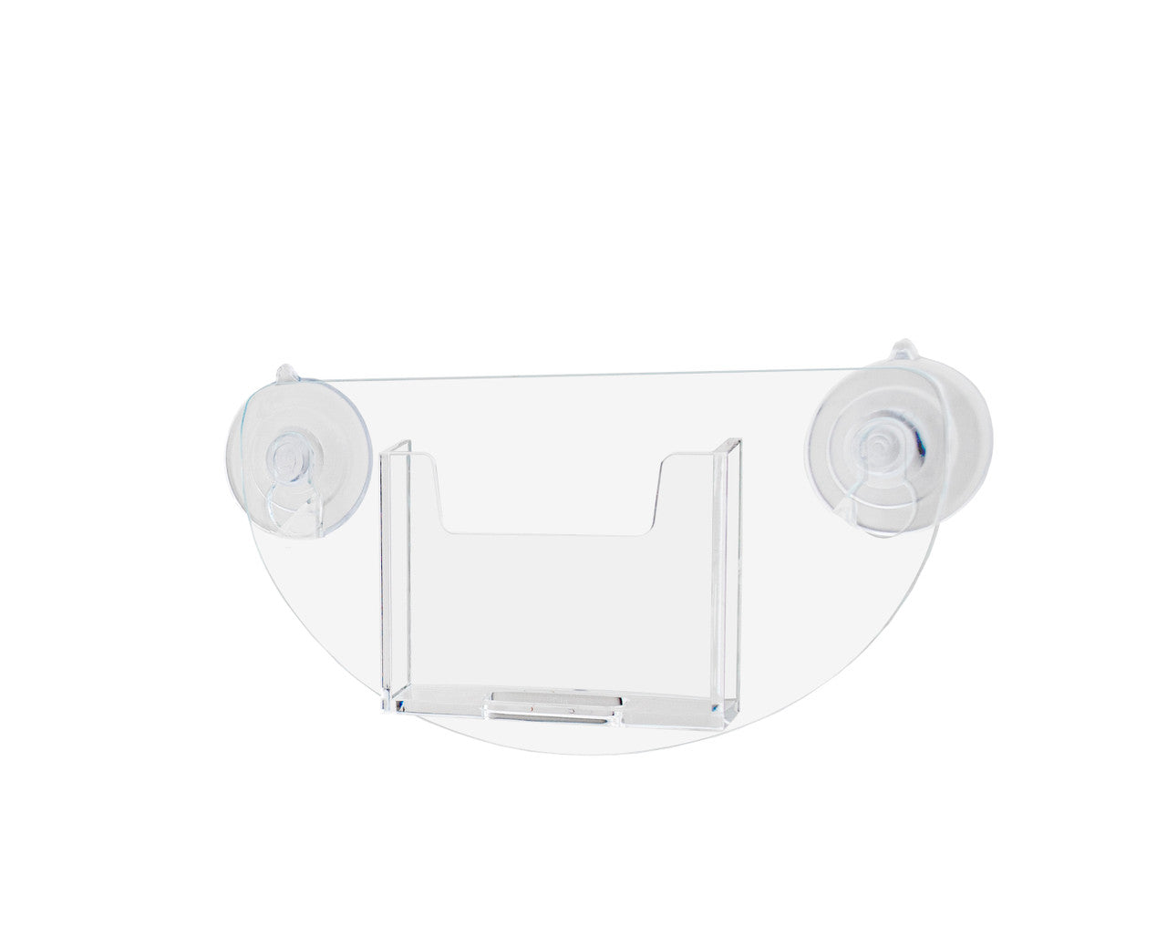 Vertical Business Card Holder Window Mount with Suction Cups