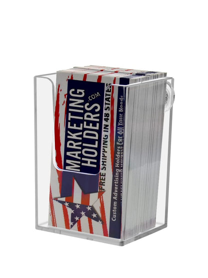Vertical Business Card Holder Extra Capacity Tall with Magnets
