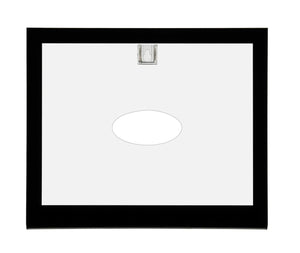 11"W x 8.5"H Photo Viewer Black Border Landscape Wall Mount Frame