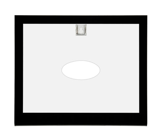 11"W x 8.5"H Photo Viewer Black Border Landscape Wall Mount Frame