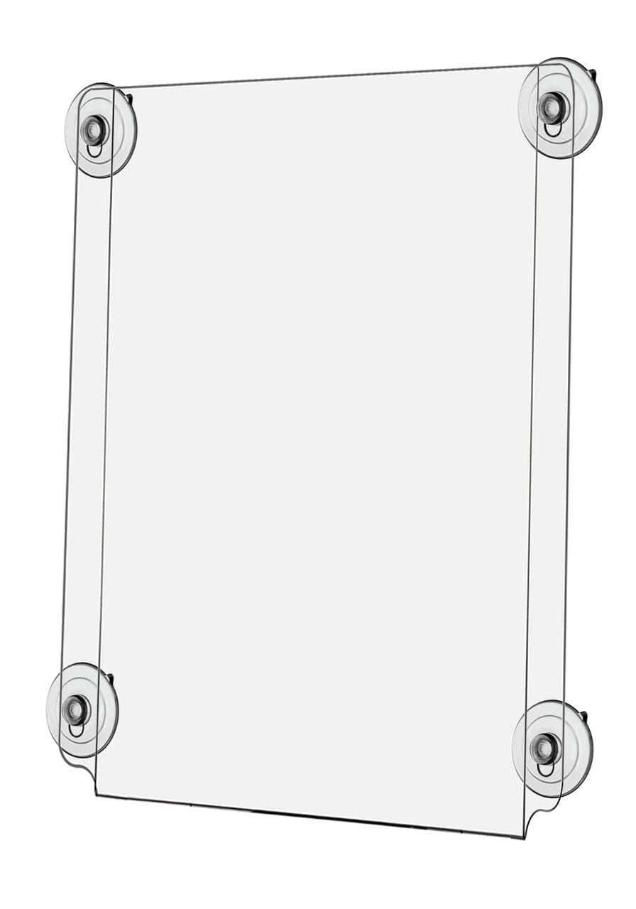 22"W x 28"H Window Poster Holder Double Sided with Suction Cups