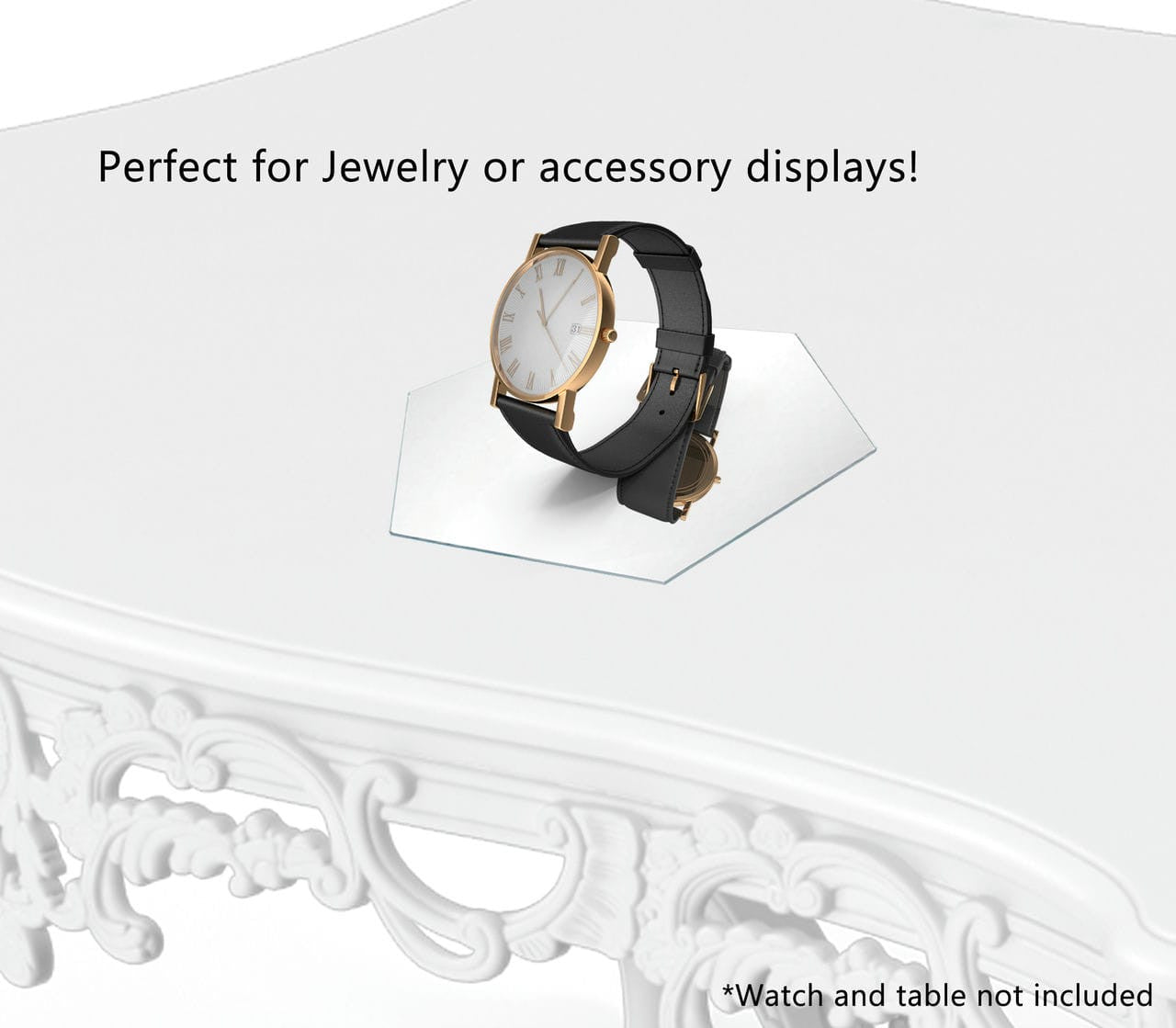 Hexagon Shaped Mirror Acrylic Pieces for Arts and Crafts