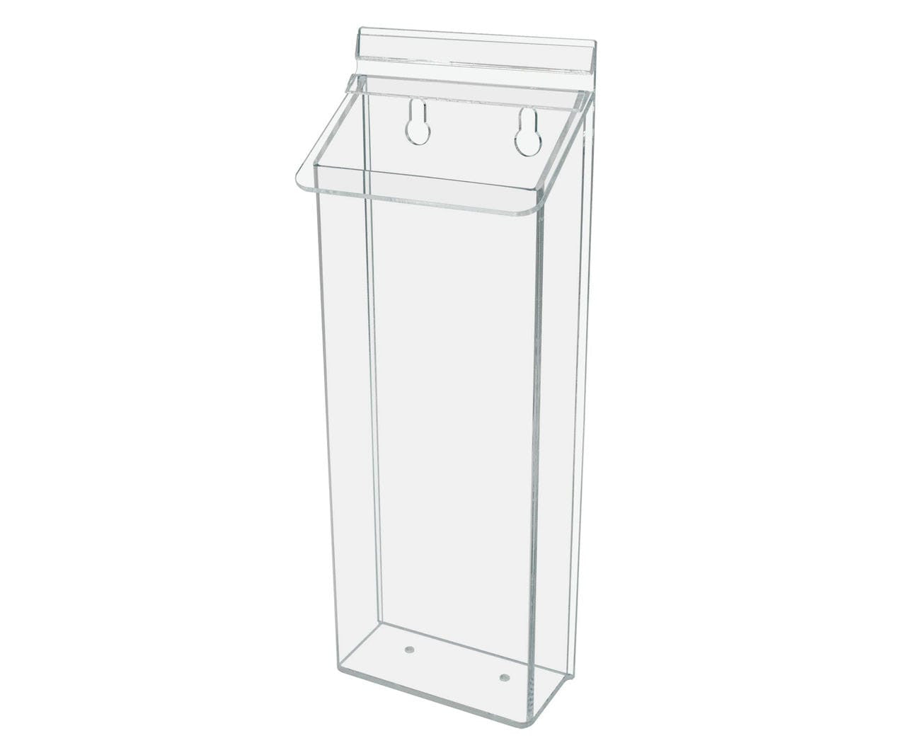 4"W x 11"H Outdoor Trifold Menu Holder Wall Brochure Box with Lid