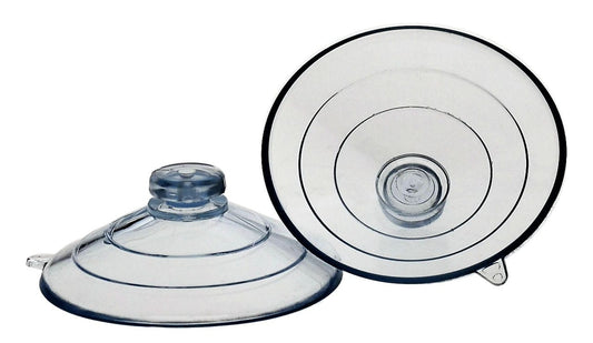 Large Suction Cups Set of Two for Windows Mirrors Smooth Surfaces