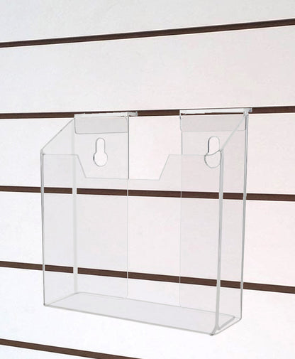 Slatwall 5.5"W Vertical Bifold Holder Booklet Display